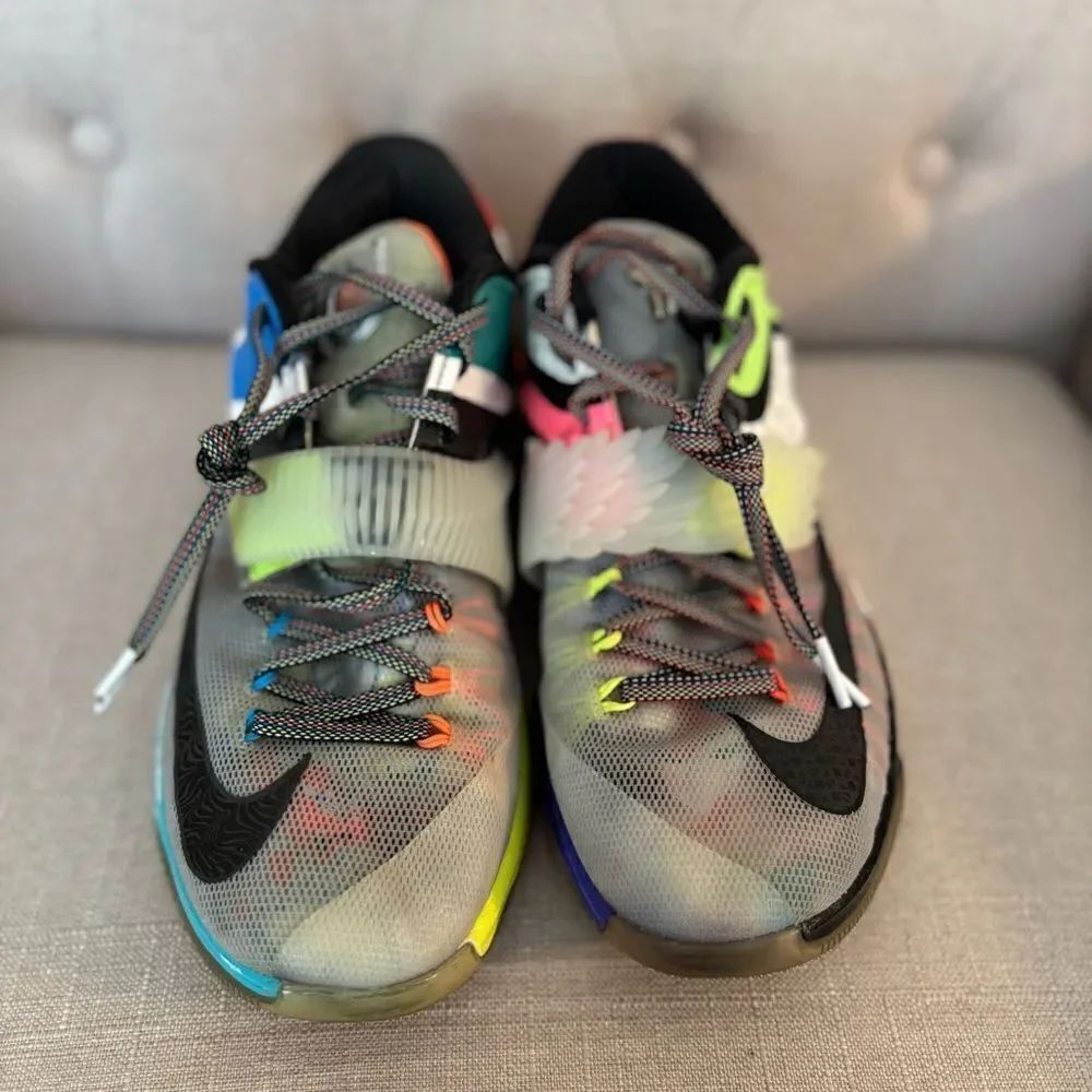Nike KD 7 What The KD 2015 Sneakers RARE 1X AUTHENTIC KEVIN DURANT Men’s Sz 9.5